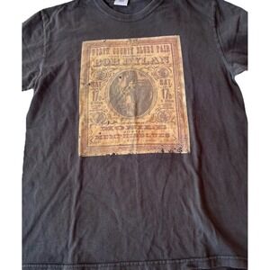 Lucky Brand Retro Bob Dylan Band Tee Size Small Heavy Cotton Unisex Graphic